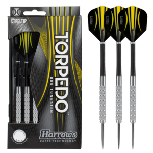 Harrows Torpedo K Barrel 21g - 80% Tungsten Steel Tip Darts