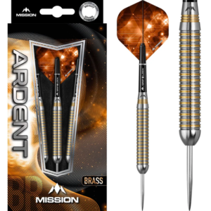 Mission Ardent Darts - Steel Tip Brass - M1 - Linear Ringed