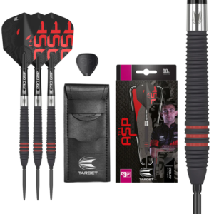 Nathan Aspinall 80% Black Steel Tip Darts by Target