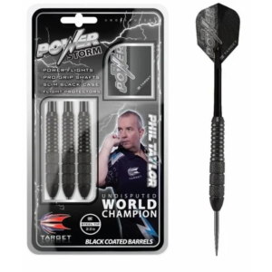 Phil Taylor Storm Knurled Steel Tip Darts