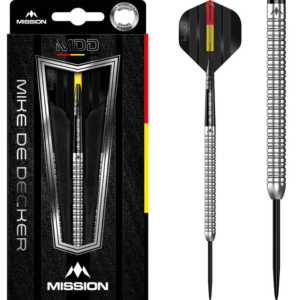 Mike de Decker Silver 95% Tungsten Steel Tip Darts by Mission