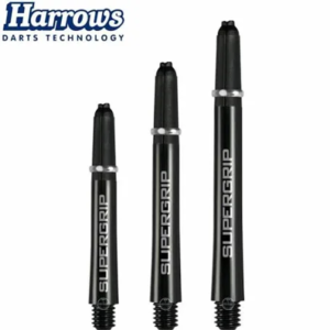 Supergrip Black/Silver Shaft by Harrows