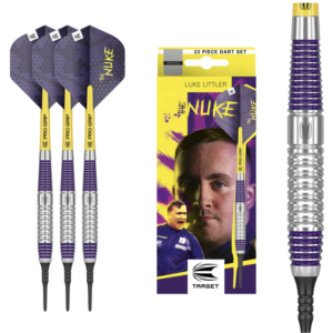 Luke Littler Brass Soft Tip Darts by TargetÂ 19 Gram 180000