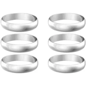Harrows SuperGrip Rings Silver x6